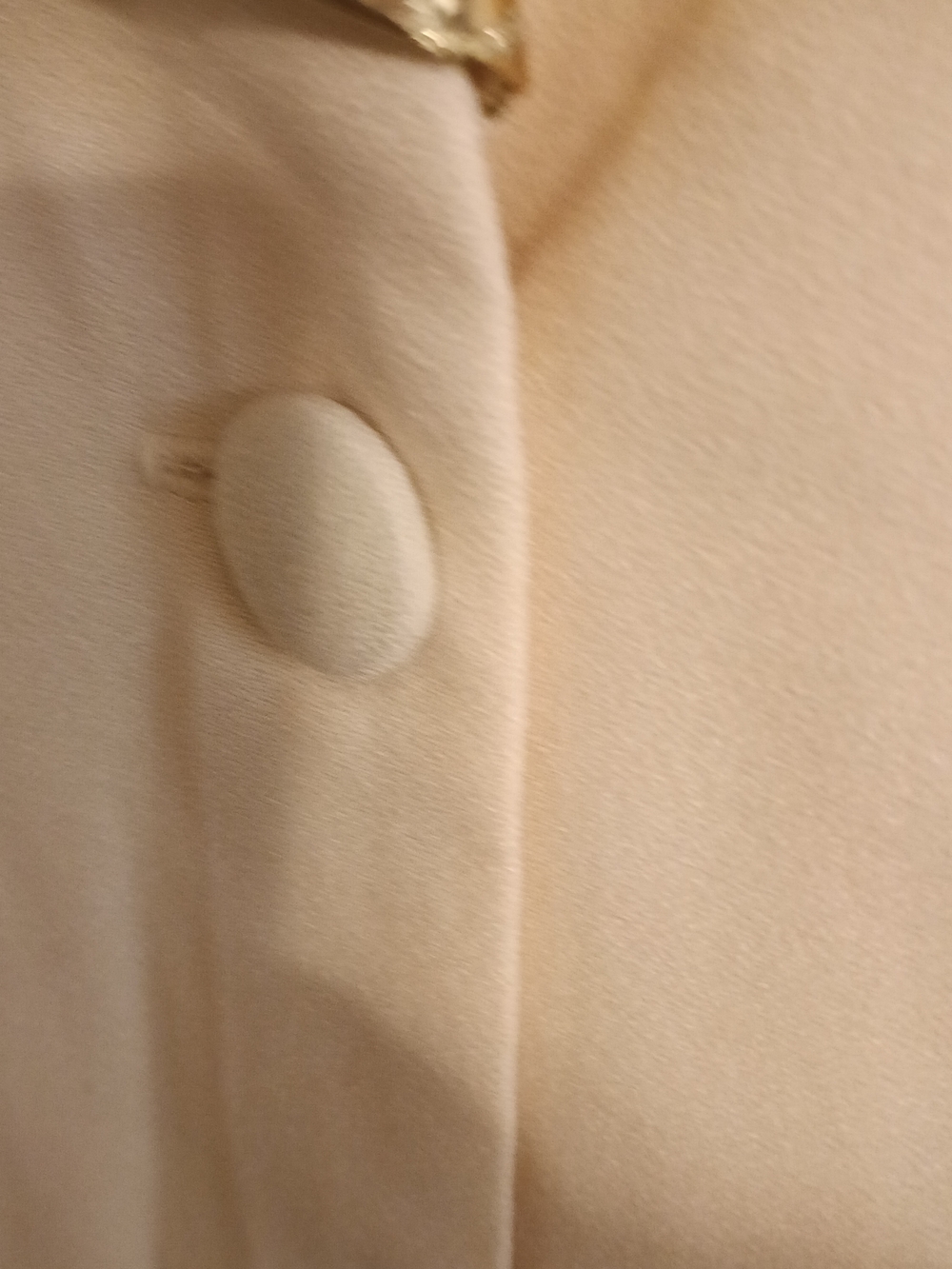 Russell Kemp Plus Size 2X Ivory Blazer Gold Sequin Shawl Collar Vintage - Picture 5 of 7